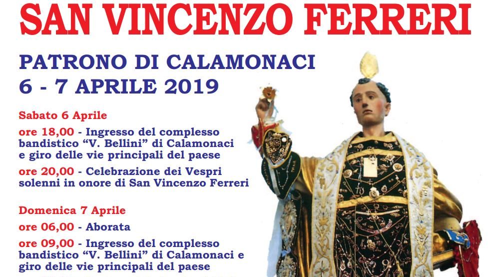 Festa San Vincenzo Ferreri Aprile 2019